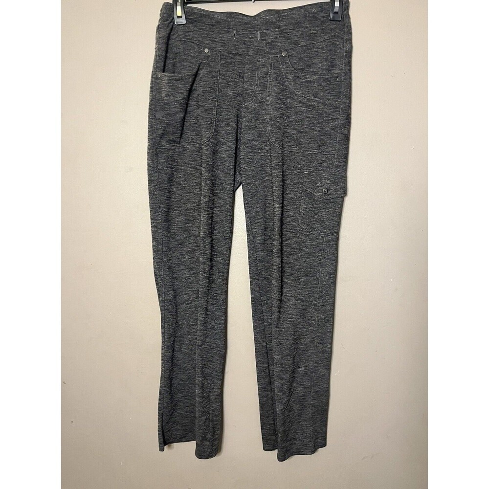 KUHL Mova Straight Leg Hiking Drawstring Cargo Lounge Pants Dark Gray Size 8 Reg